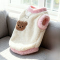 Plush Embroidered Pet Vest